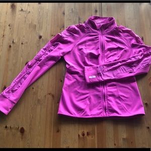 Zella Pink Medium Light jacket with zipper